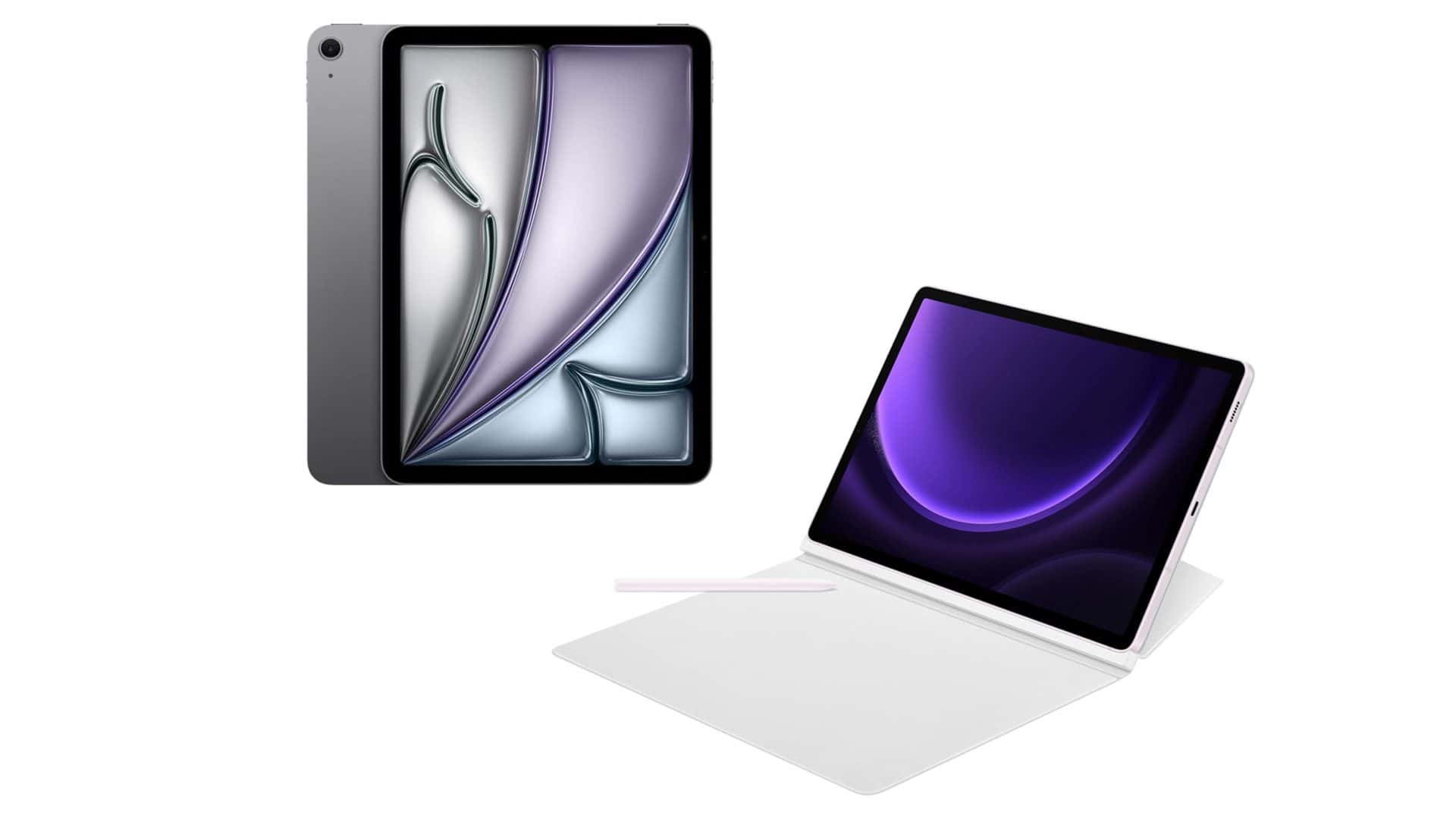 Montagem com tablets em promoção de Black Friday na Amazon