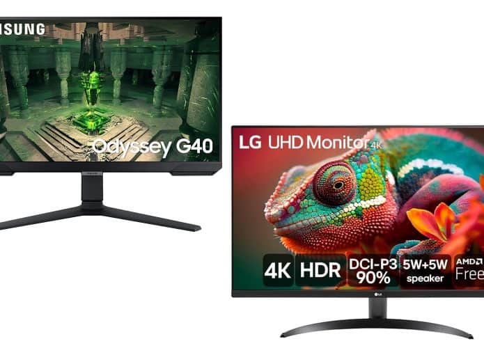 Montagem de monitores com promoção de Black Friday na Amazon