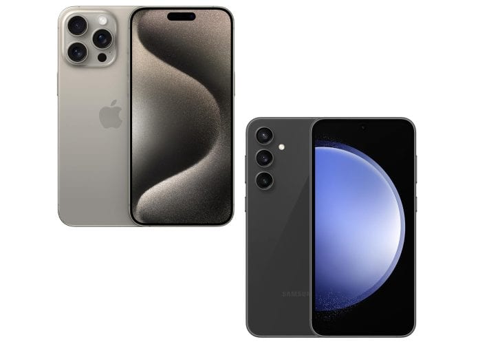 Montagem com celulares em promoção na Amazon