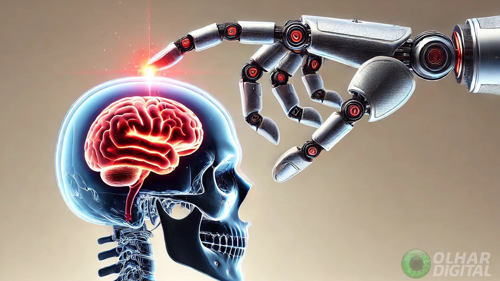 mostra que essa tecnologia pode influenciar no tamanho do cérebro humano no futuro.
