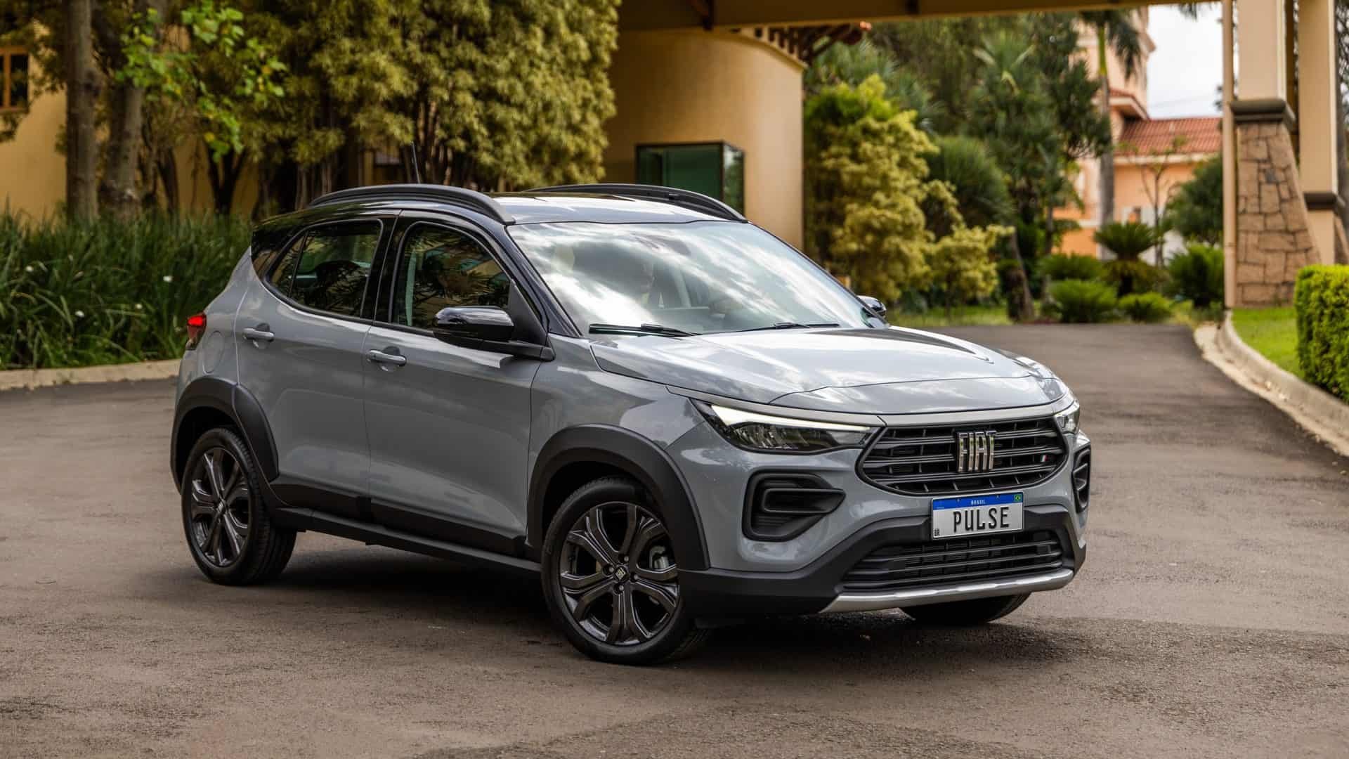 Dianteira e lateral do Fiat Pulse Audace híbrido