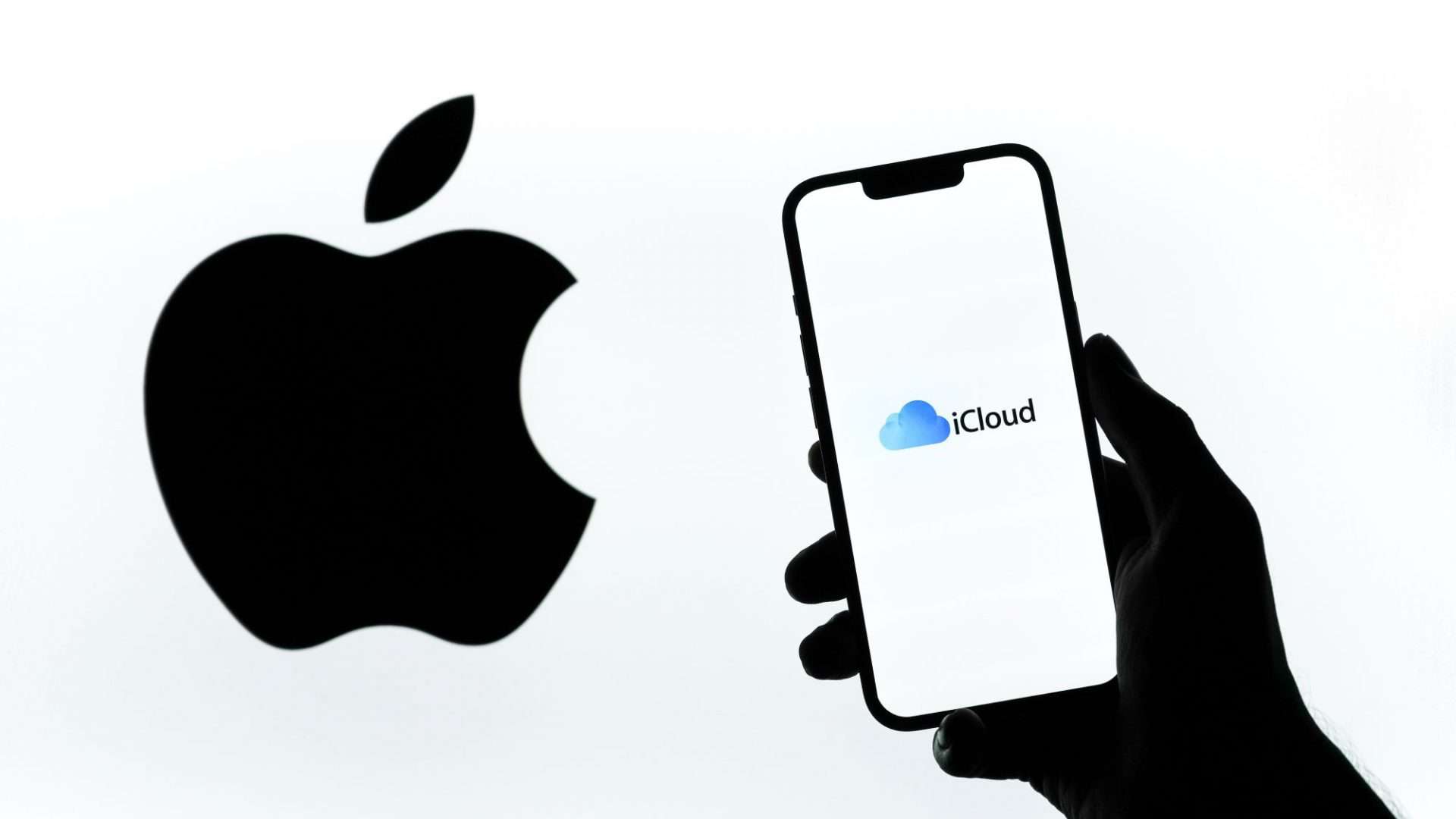 Logos da Apple e do iCloud