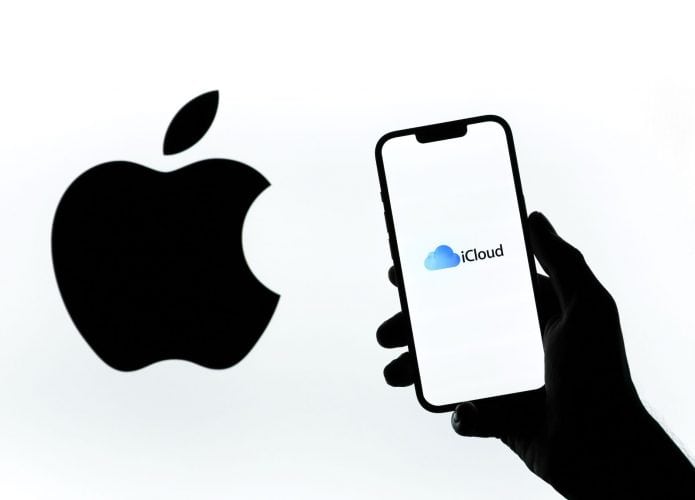 Logos da Apple e do iCloud