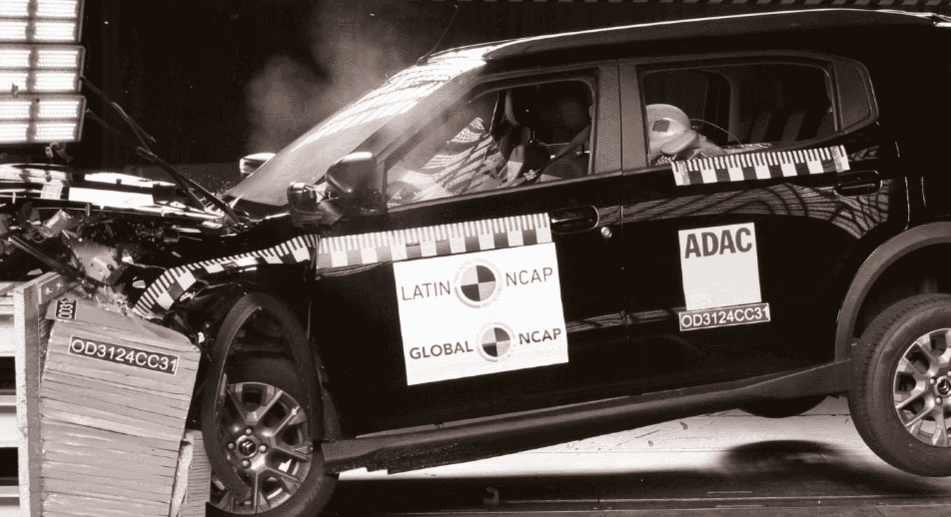 Citroën C3 Aircross em teste de impacto