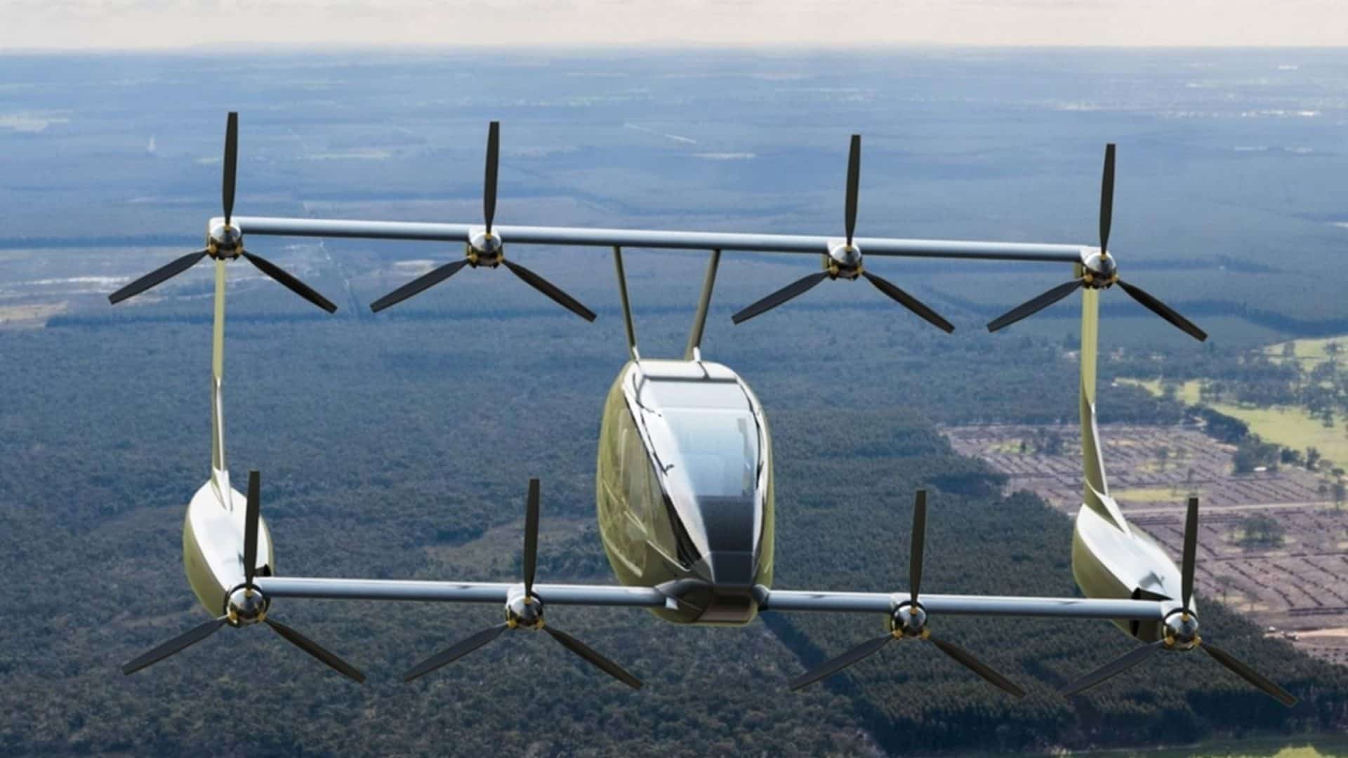 Carro voador de maior alcance do mundo decola em voo livre