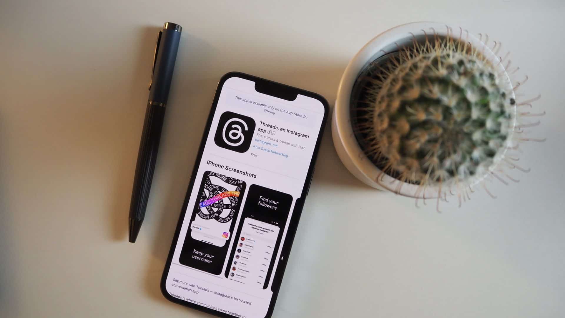 Logo do Threads na App Store