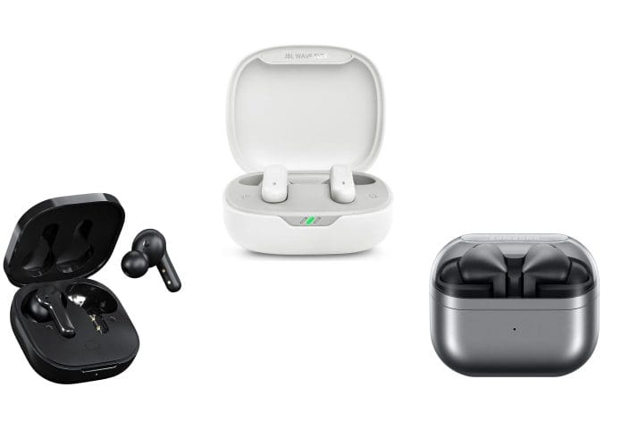 Fones de ouvido em oferta