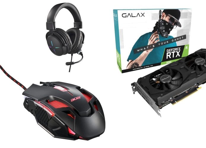 Itens gamer em oferta