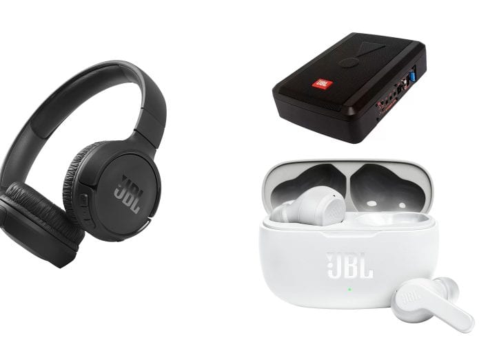Dispositivos JBL em oferta