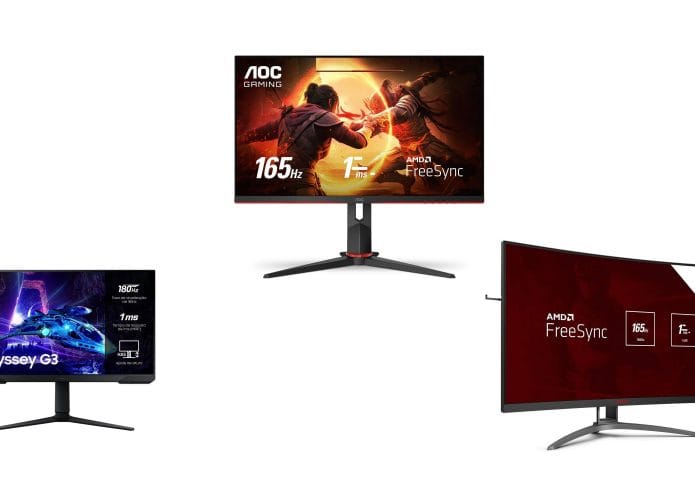 Monitores em oferta