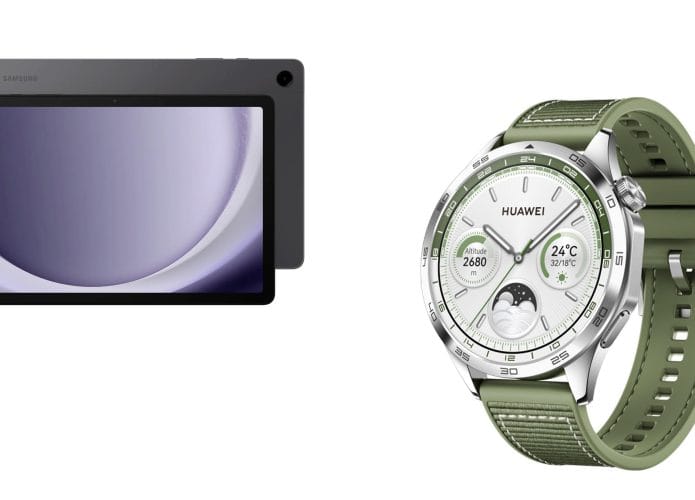 Smartwatch e tablet em oferta