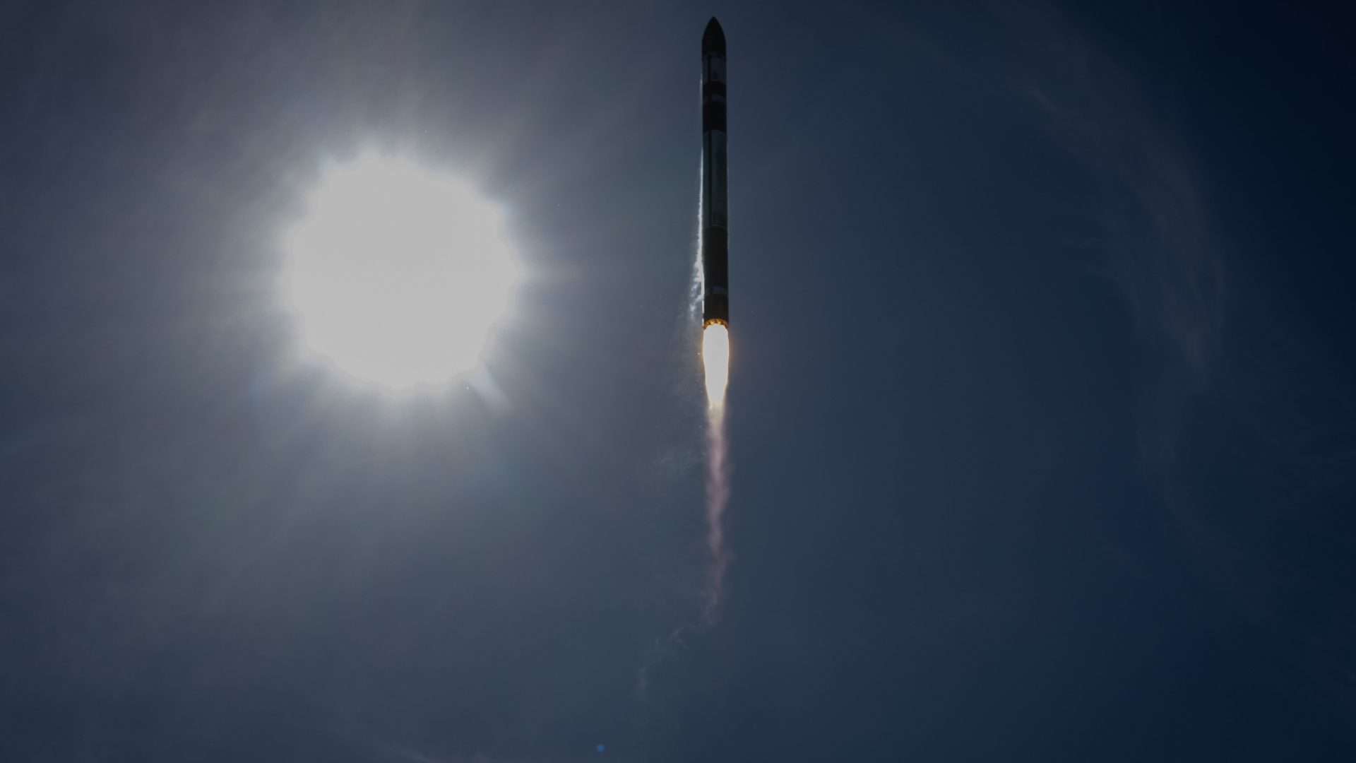 Lançamento do foguete Electron, da Rocket Lab