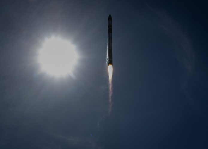Lançamento do foguete Electron, da Rocket Lab