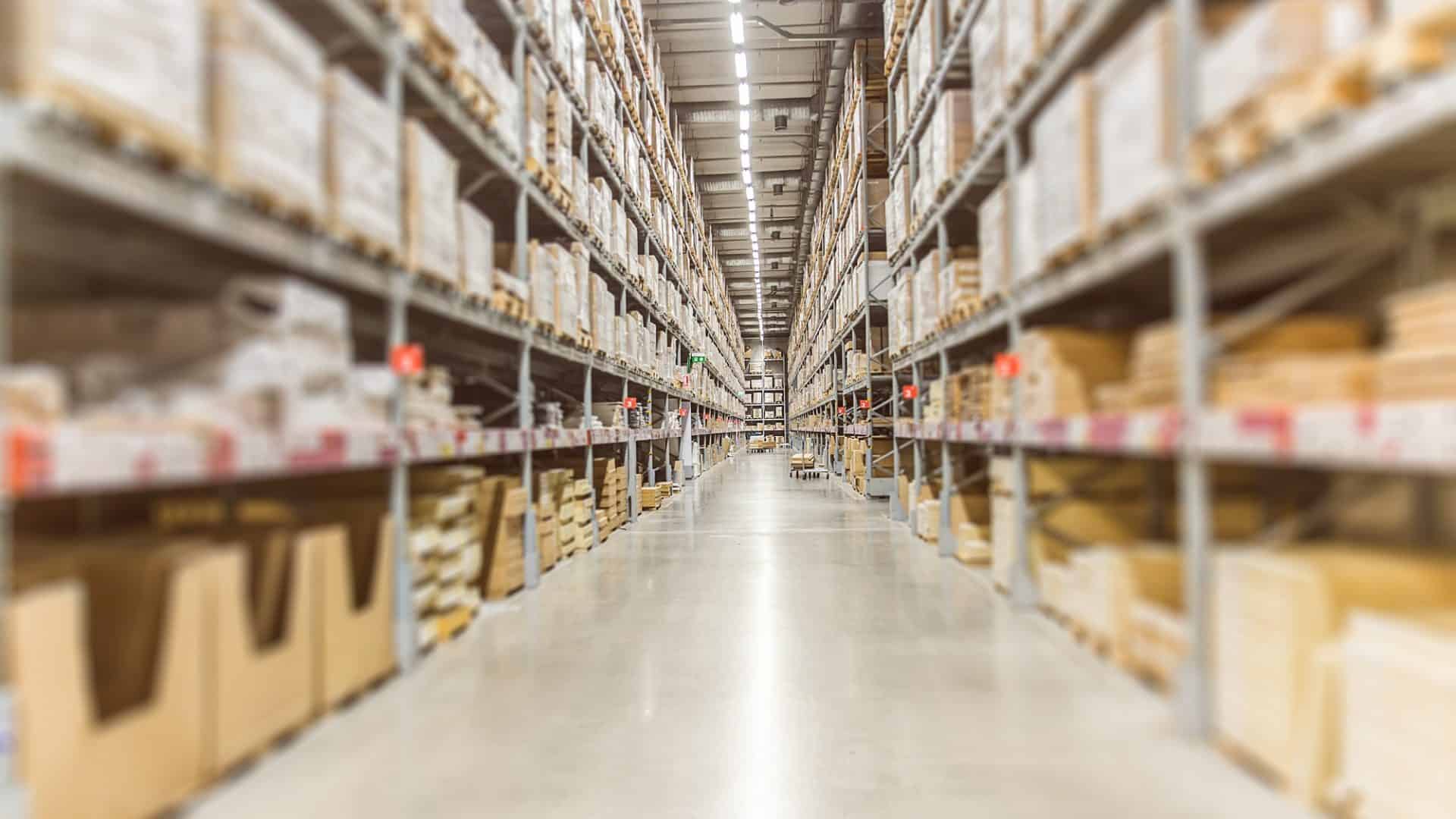 centro de armazenamento de produtos
