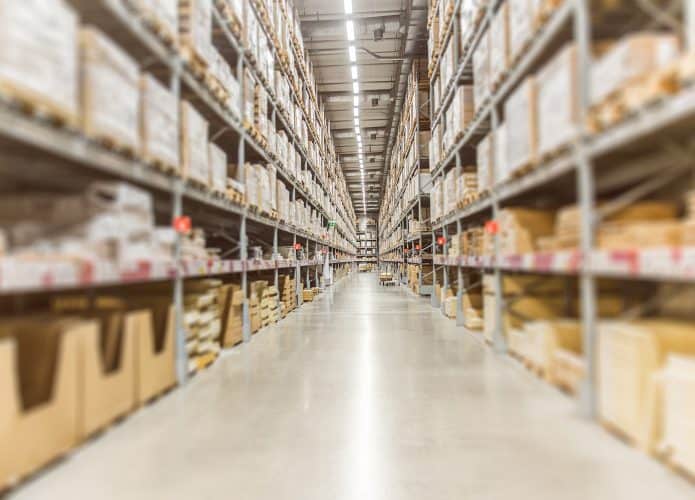 centro de armazenamento de produtos