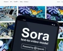 OpenAI Sora - modelo de texto para vídeo de inteligência artificial generativa