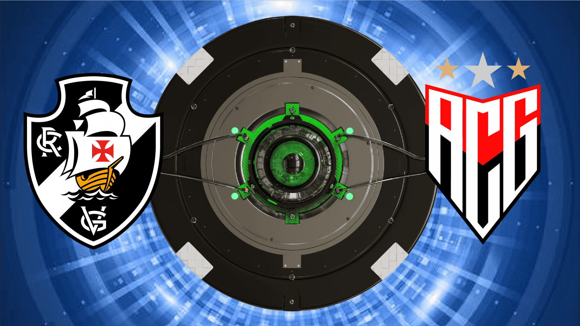 Escudos de Vasco e Atlético/GO