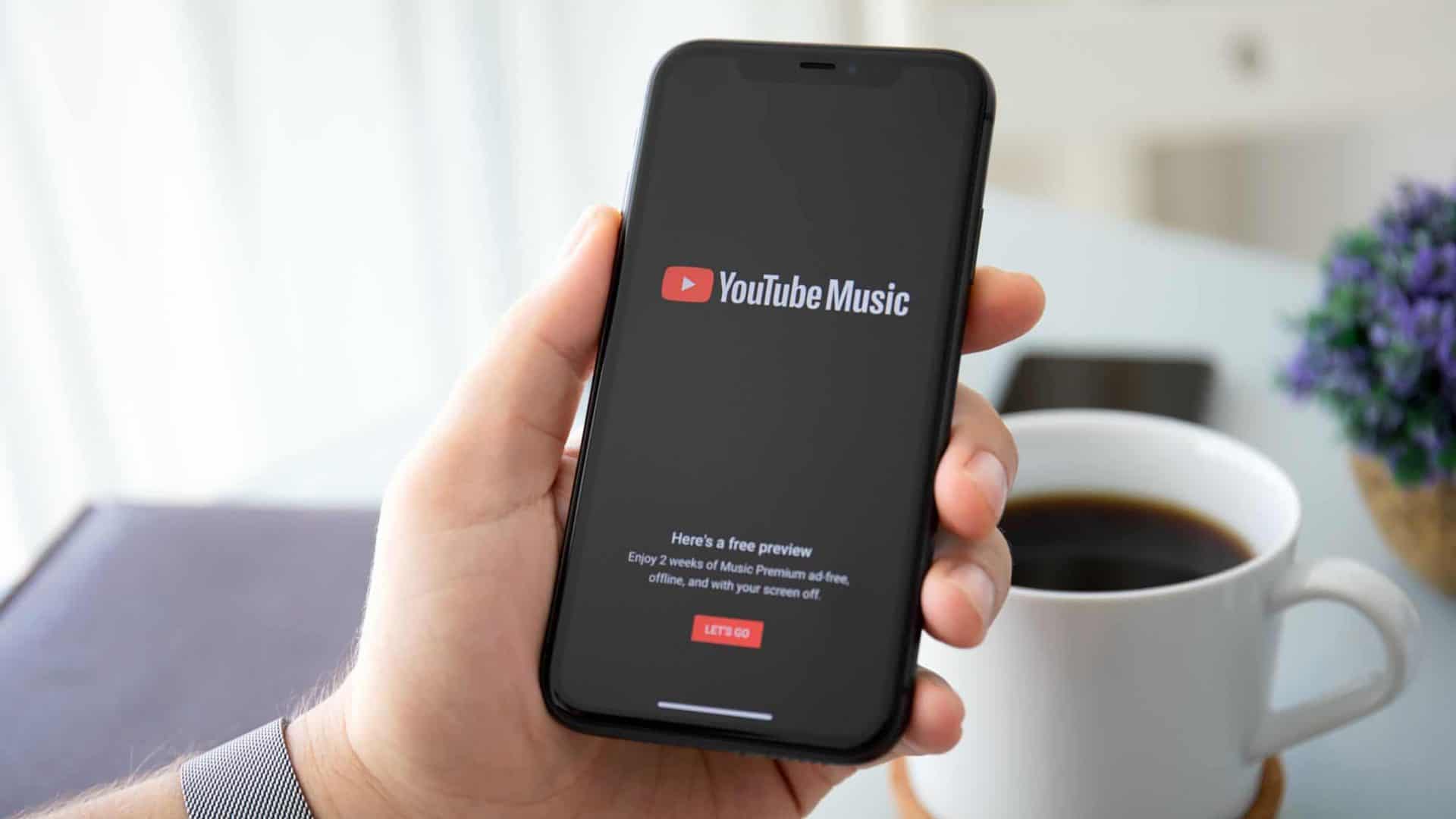 Imagem do aplicativo YouTube Music