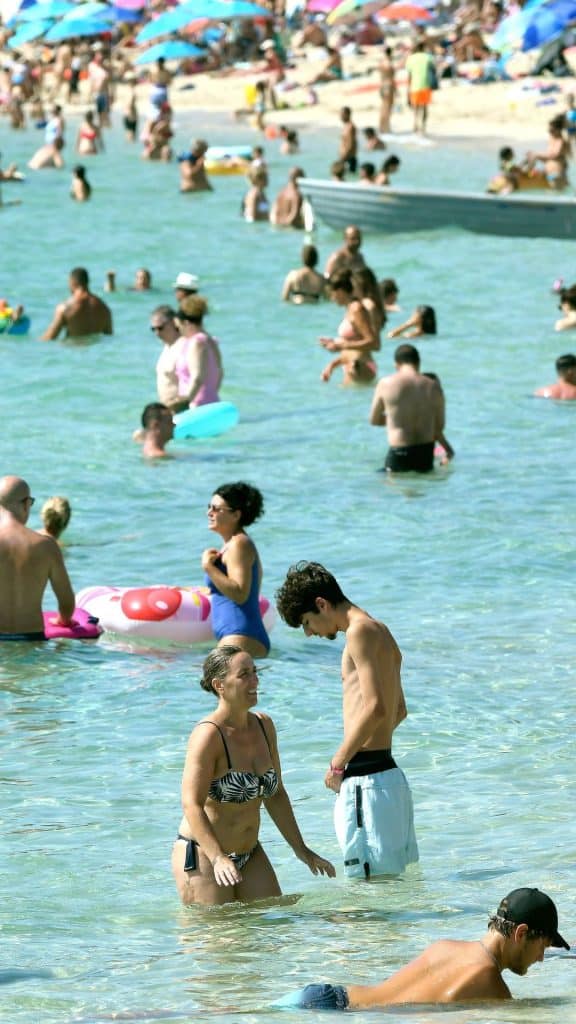 Pessoas na praia