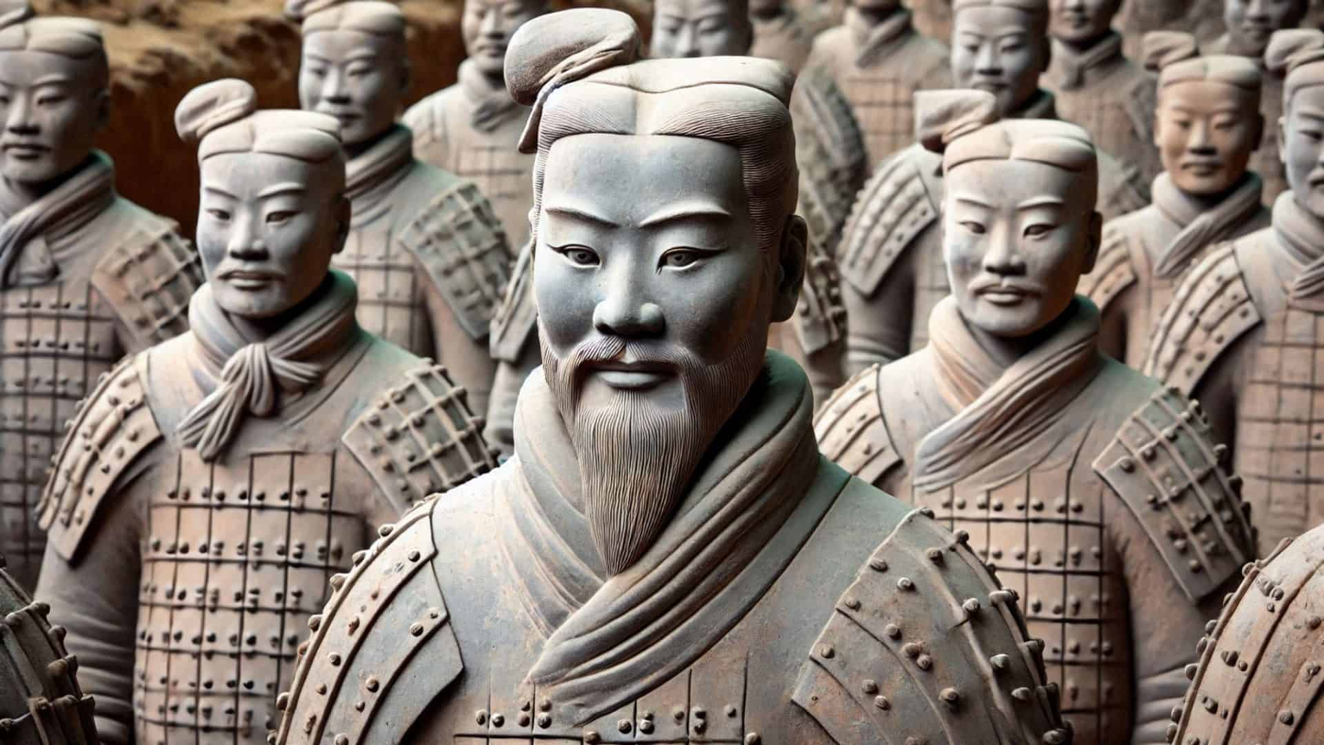 Oficial de alta patente é descoberto entre guerreiros de terracota da China