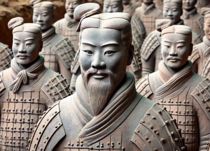 Oficial de alta patente é descoberto entre guerreiros de terracota da China