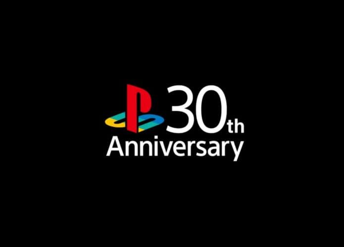 Logotipo de comemoração de 30 anos do PlayStation
