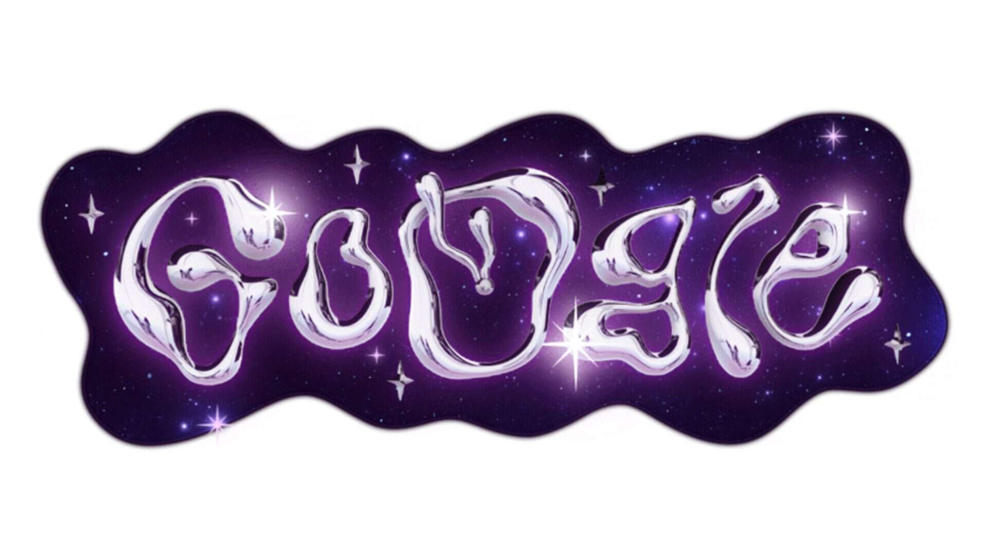 Doodle do Google celebrando véspera de Ano Novo em 2024