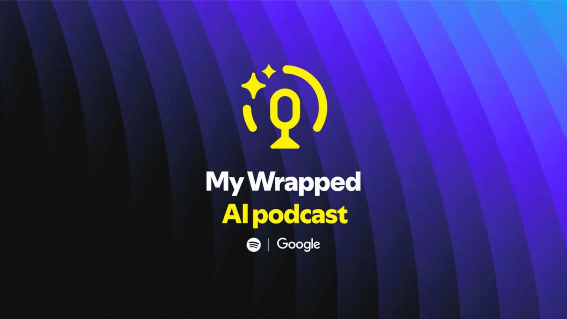Ilustração de podcast criado por IA sobre retrospectiva do Spotify de 2024