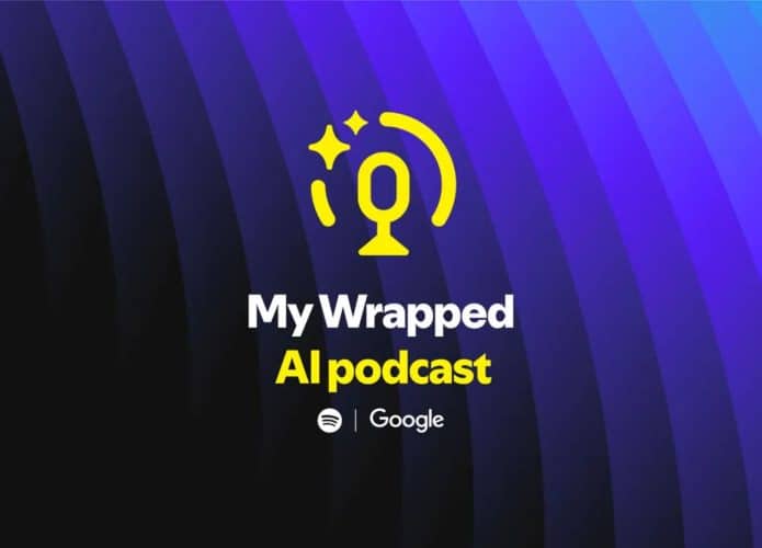 Ilustração de podcast criado por IA sobre retrospectiva do Spotify de 2024