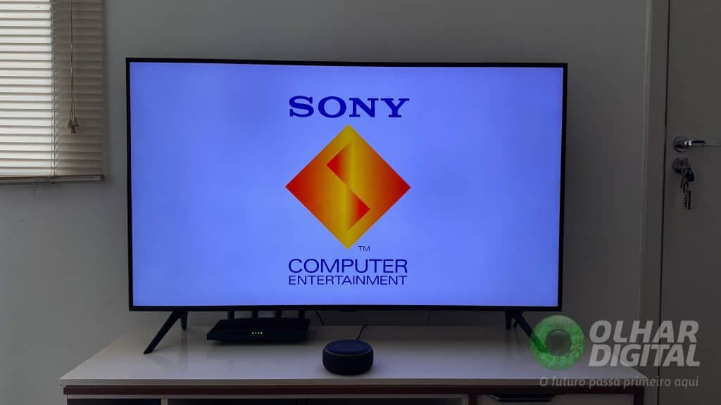 Tela de inicialização do PS1 no PS5 para comemorar 30 anos do PlayStation