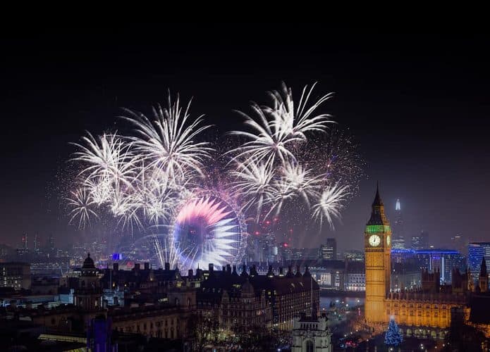 Ano Novo em Londres