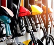 Bomba de gasolina em posto de combustível