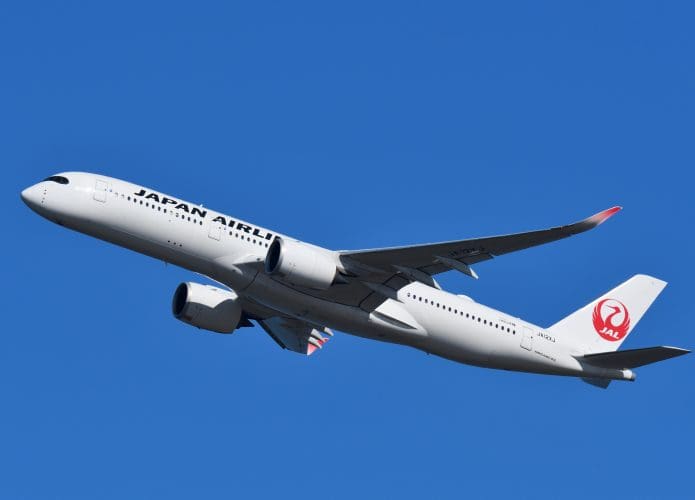 Avião da Japan Airlines