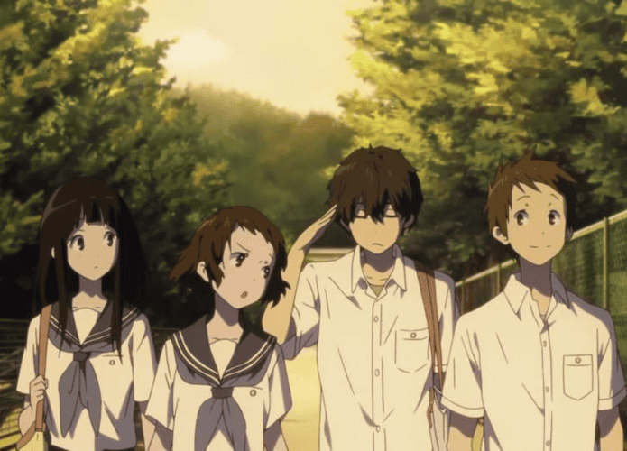 hyouka é um ótimo exemplo de anime slice of lfie