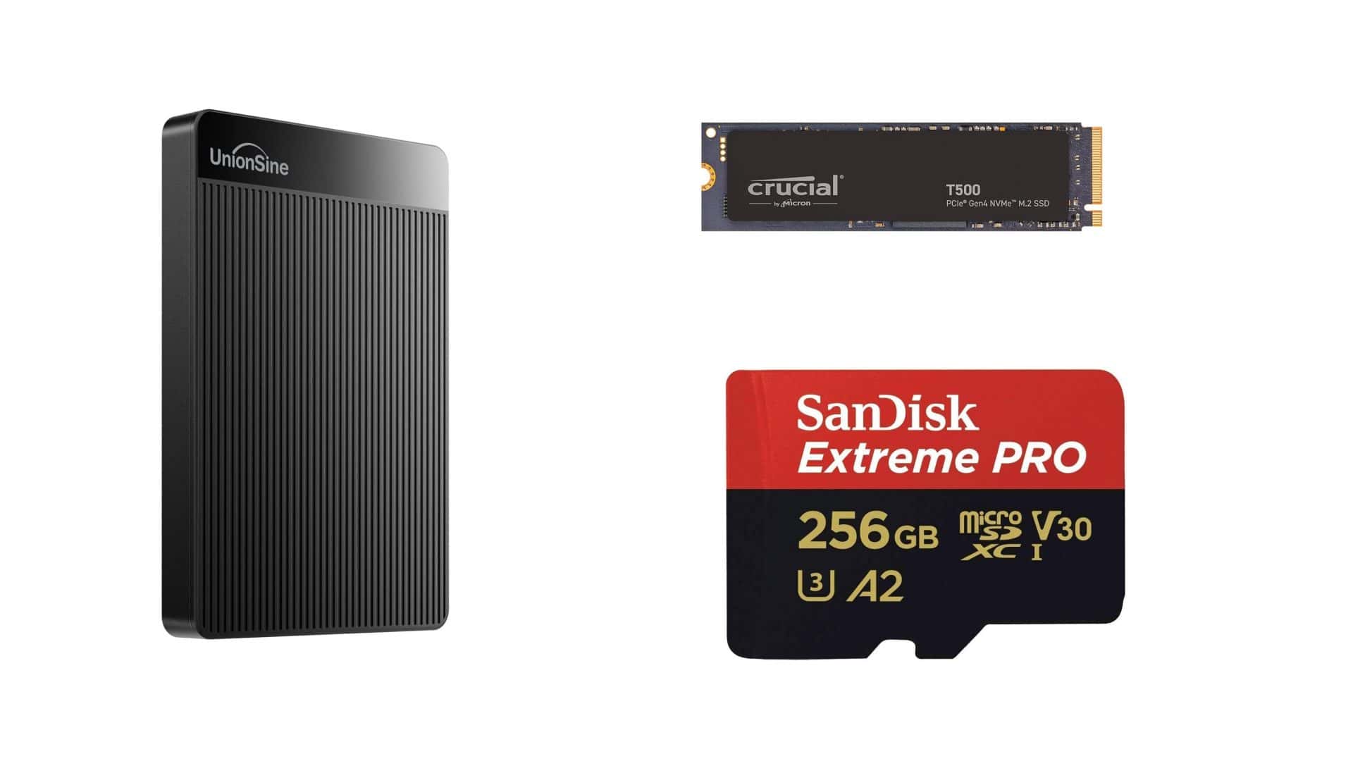 SSD e micro SD em oferta