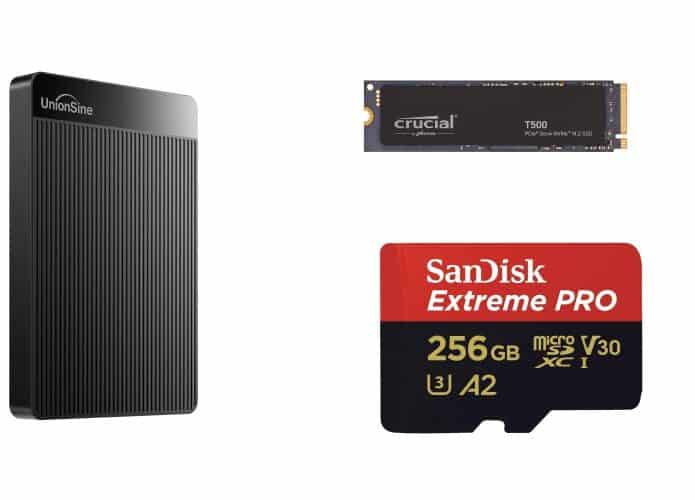 SSD e micro SD em oferta