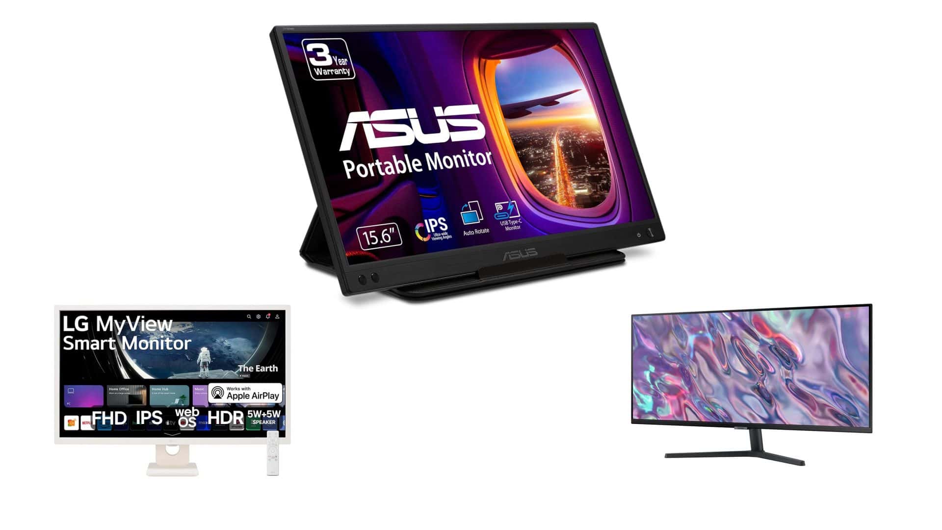 Monitores em oferta