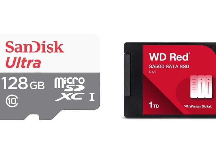 SSD e micro SD em oferta