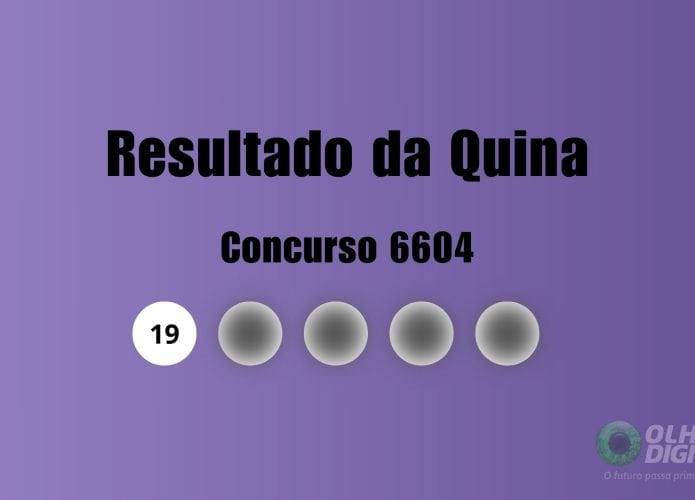 Resultado da Quina concurso 6604: veja os números sorteados