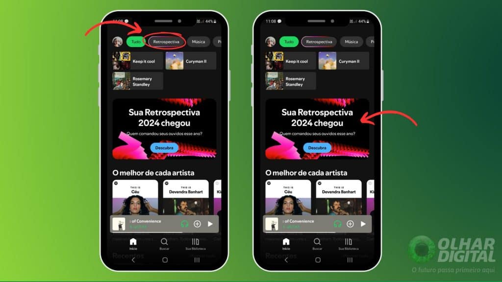Retrospectiva Spotify 2024 - Passo 2