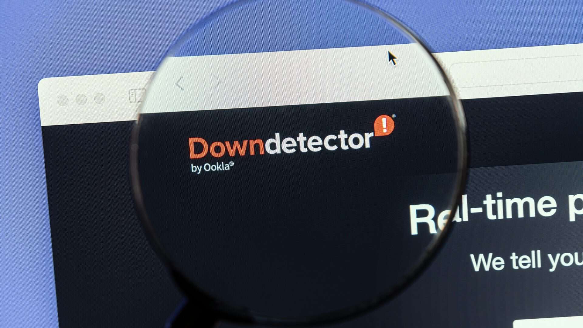 página do downdetector