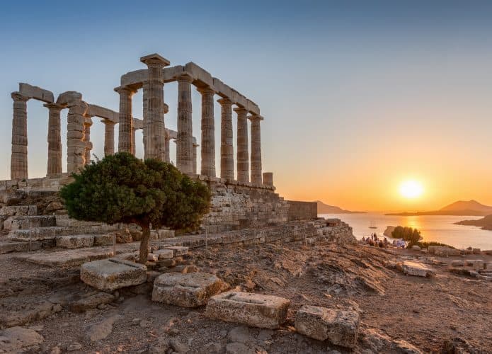 Templo de Poseidon, na Grécia