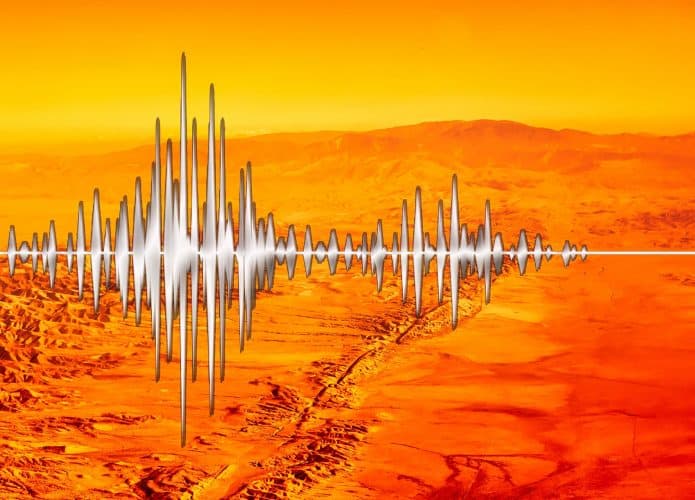 Linha de terremoto