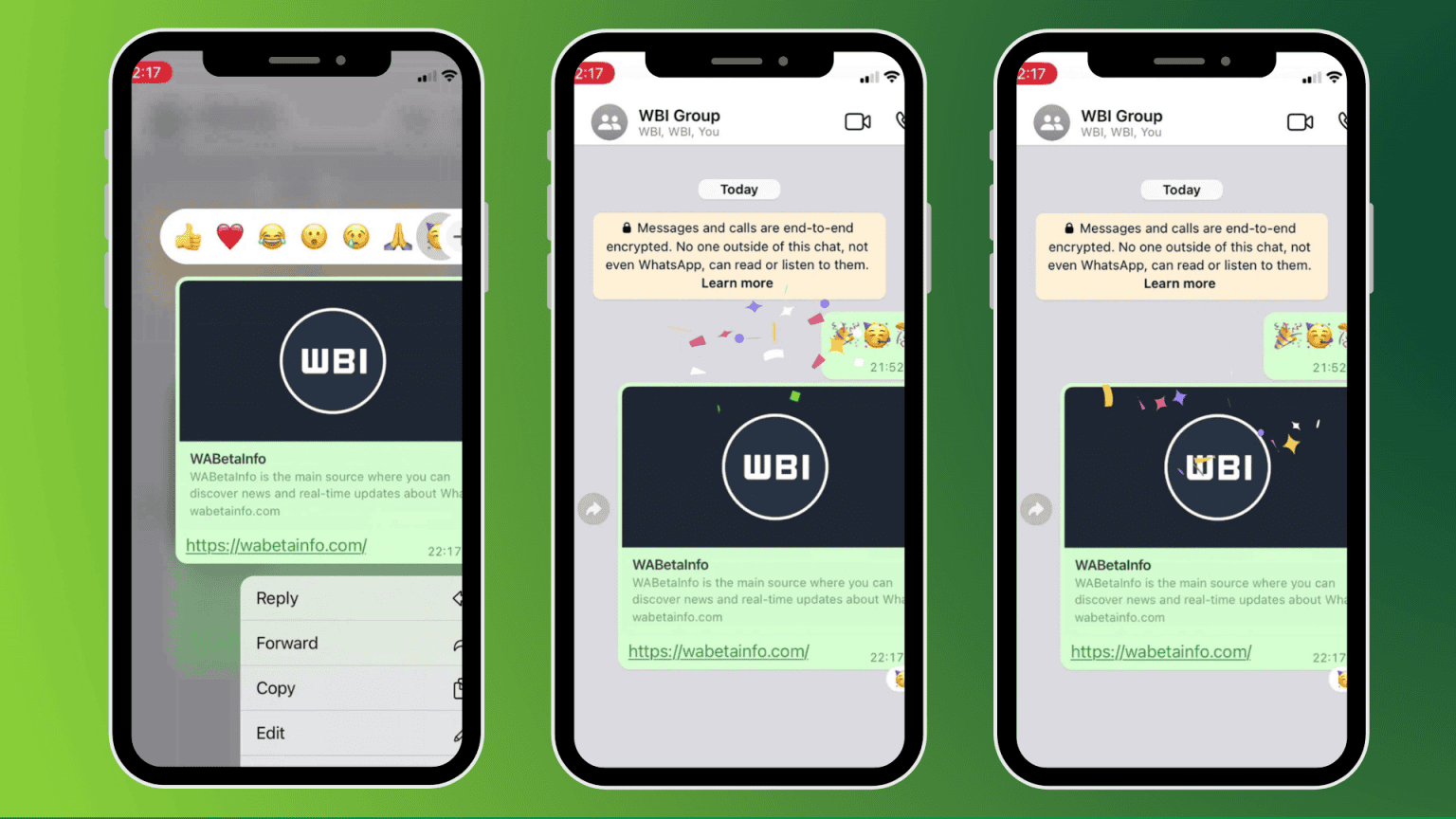 WhatsApp ganha emojis animados para o Ano Novo 🎉