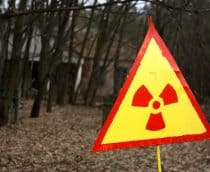 Sinal de alerta em zona de exclusão de Chernobyl