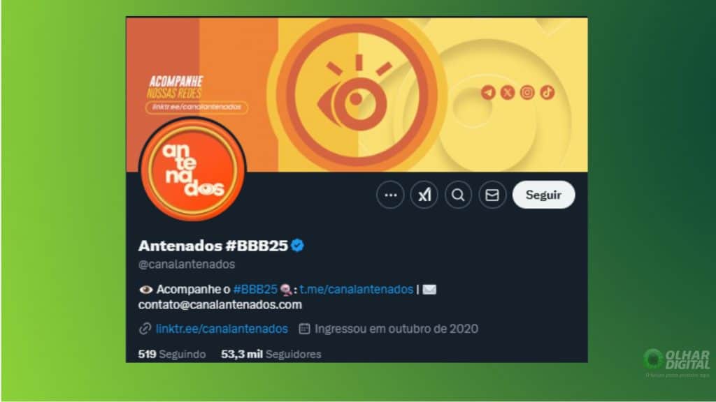 Print do perfil de @CanalAntenados no X / Crédito: Olhar Digital (reprodução)