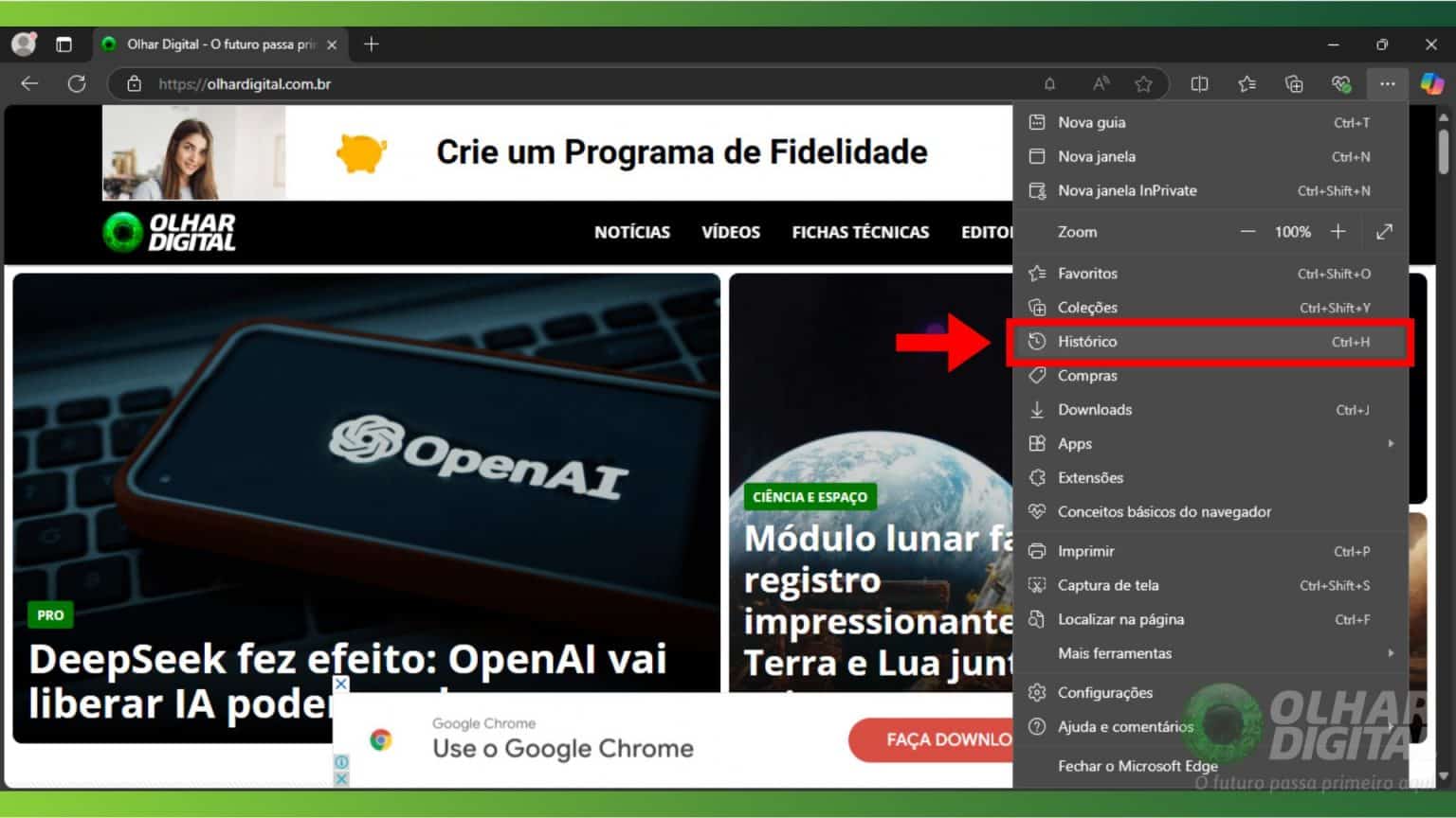 Como recuperar uma página que você fechou sem querer no navegador ...