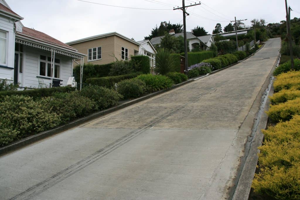 Baldwin Street vista para cima