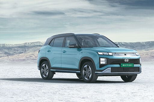 Hyundai Creta elétrico de lado