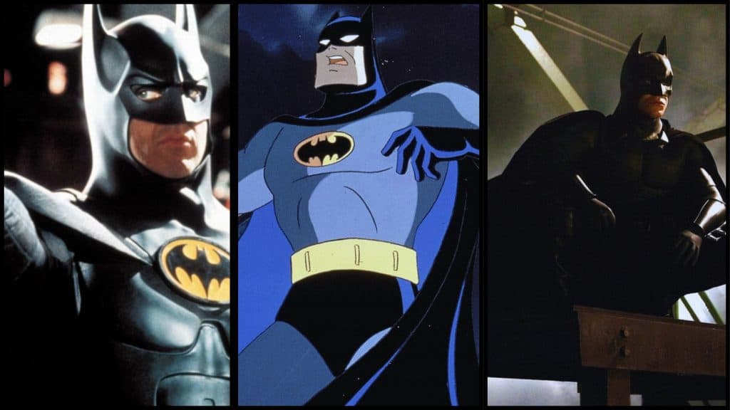 Diversas versões do Batman